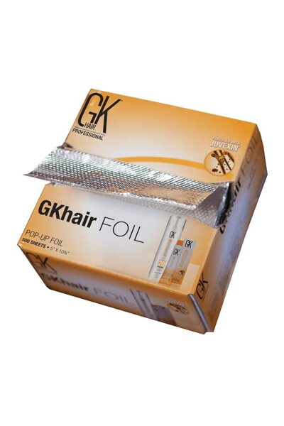 Global Keratin Dispenser din carton, culoare crem, din folie de aluminiu