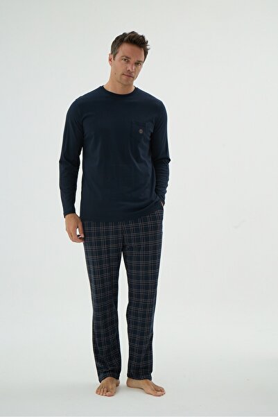 Svm 9624 ERKEK BASKILI PİJAMA TAKIM
