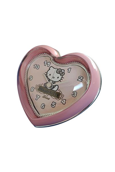SANRIO Hello Kitty heart-shaped alarm clock, 11 x 11 cm, ZR26323