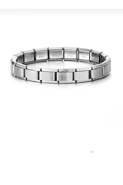 Miyoste İtalyan Charm Unisex Bileklik – Paslanmaz Çelik, Her Bileğe Uygun!