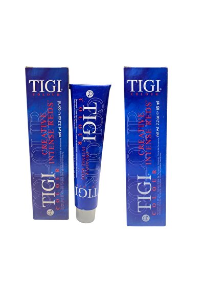 Tigi Gloss, Vopsea de păr semipermanentă, 55/66 Șaten deschis Roșu intens, 65 ml