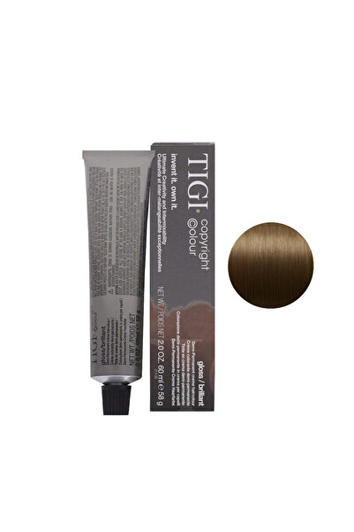 Tigi Gloss, Vopsea de păr semipermanentă, 5/0 Șaten deschis, 60 ml