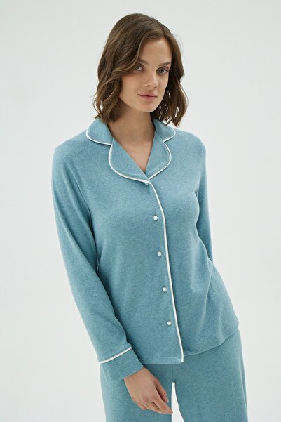 Sevim 17009 KADIN DÜĞMELİ PİJAMA TAKIM