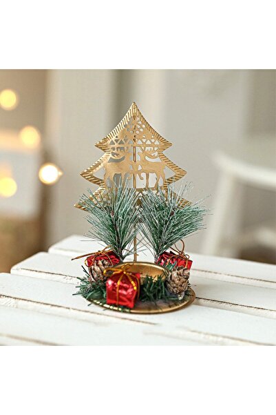 OEM Decorative Christmas Candle Holder, Flippy, Table Candle Ornament, Fir Tree Model c