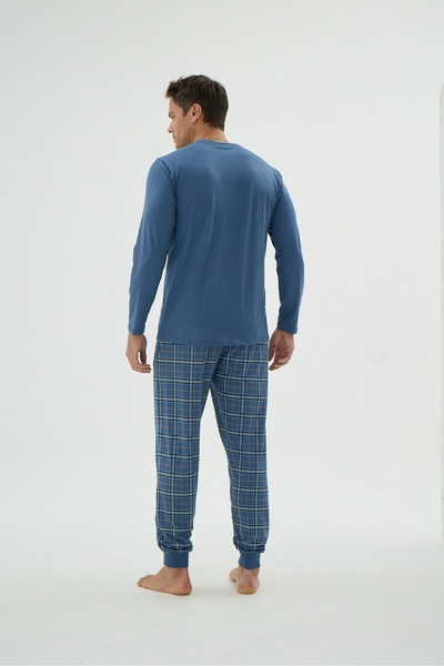 Svm 9636 ERKEK NAKIŞLI PİJAMA TAKIM