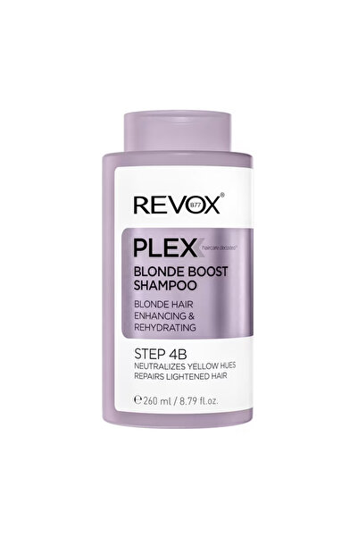 REVOX B77 , Plex Step 4B, Hair Shampoo, For Neutralisation Of Yellow Tones, 260 ml