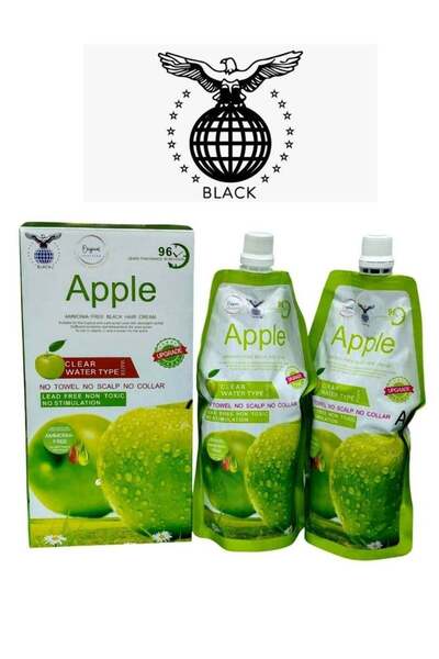 BLACK كريم صبغ الشعر خالي من الأمونيا 500 مل + 500 مل