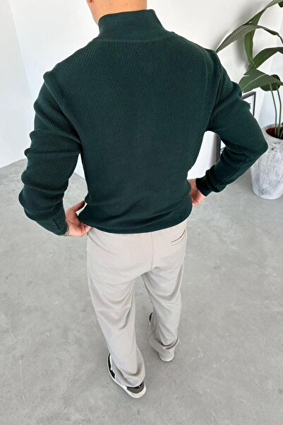 HAFKAGİYİM Petrol Basic Футболка з напівзастібкою та розслабленим кроєм