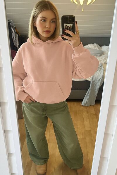 BENROMA 3 İPLİK PENYE ÜNİSEX KAPÜŞONLU SWEAT