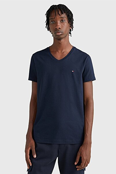 Tommy Hilfiger 100% Organic Cotton V-Neck Regular Fit T-Shirt