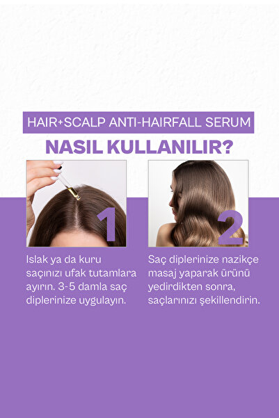 Urban Care Expert No.6 Biotin Caffeine Dökülme Karşıtı Saç Bakım Serum Seti 2x50 ml -vegan