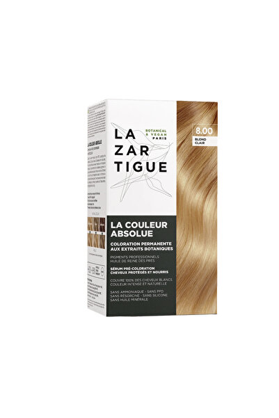 Lazartigue , La Couleur Absolue, Permanent Hair Dye, 8.00 Light Blond, 143 ml