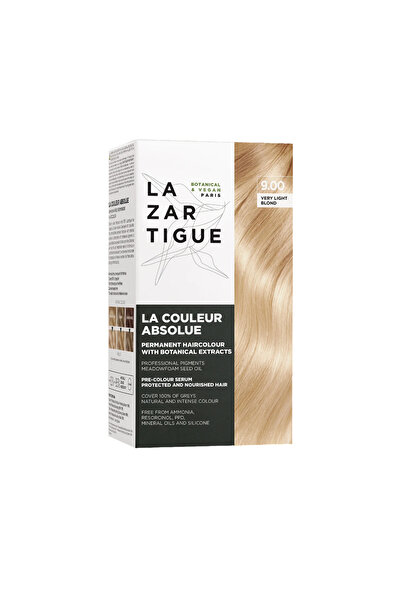 Lazartigue , La Couleur Absolue, Permanent Hair Dye, 9.00 Very Light Blonde, ...