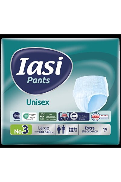 Iasi Scutece unisex tip chilot, mărimea 3 L, 14 bucăți – confortabile, super ...