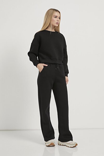 Arma Life Γυναικείο μπλουζάκι με πέτρινο σχέδιο με λαιμόκοψη μαύρο