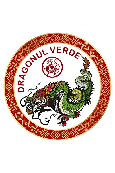 Feng Shui Abtibild sticker cu Dragonul Verde - cele 4 animale celeste