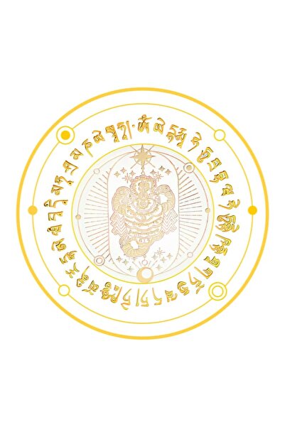 Feng Shui Abtibild sticker impotriva magiei negre cu scorpion - mare