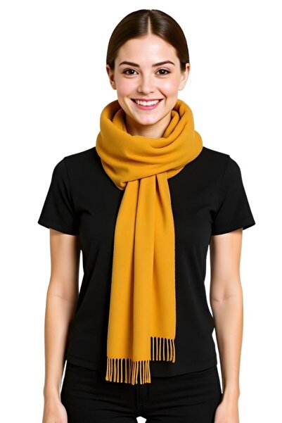 DACSHOP Women's uni scarf 24U, 180x70cm, yellow