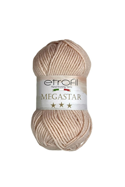 Etrofil Megastar – 25% вовна, 75% акрил, 100 г / 110 м Товста і м'яка пряжа для ручного в'язання-70699
