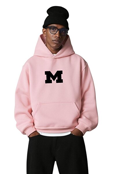 BENROMA 3 İPLİK PENYE M BASKILI ÜNİSEX KAPÜŞONLU SWEAT