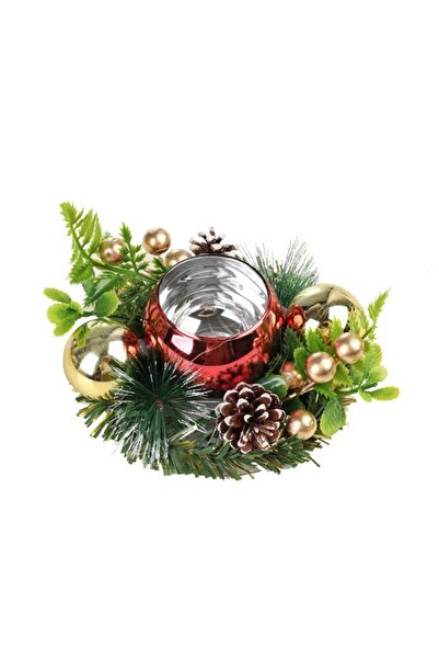 OEM Christmas Candle Holder, Flippy, 2 Cone Christmas Tree Globe Model, Garland Candlestick