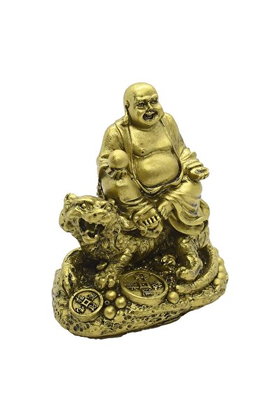 Feng Shui Tigru cu Buddha razand si monede