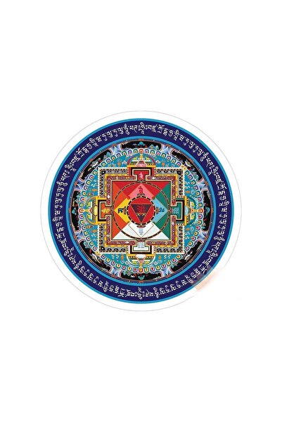 Feng Shui Abtibild sticker cu Mandala Hayagriva - mic
