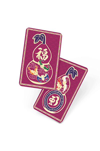 Feng Shui Card for health and abundance with Wu Lou (ulu) 2025