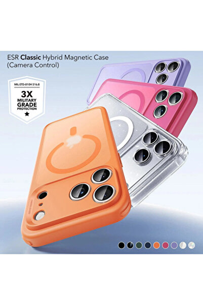 ESR Husa iPhone 17 Pro Classic Hybrid HaloLock, transparenta
