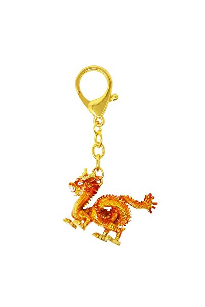 Feng Shui Amuleta cu Dragonul de Pamant - Dragonul Magic Auriu