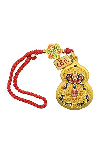 Feng Shui Amuleta cu Wu Lou (ulu) si nod mistic