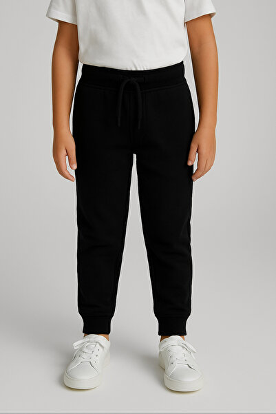 Trendy Mall Pantaloni de sport pentru școală, din bumbac pieptănat, pentru co...