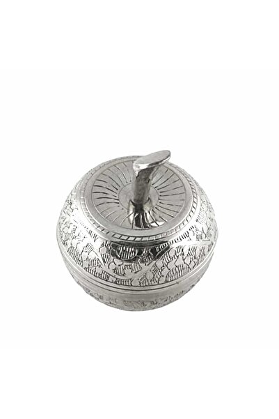 Feng Shui Apple of Peace for attracting harmony silver - jewelry box
