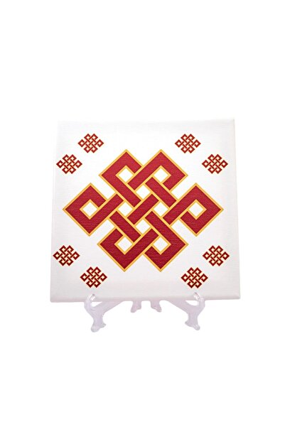 Feng Shui Placheta ( placa ) cu nod mistic pe canvas