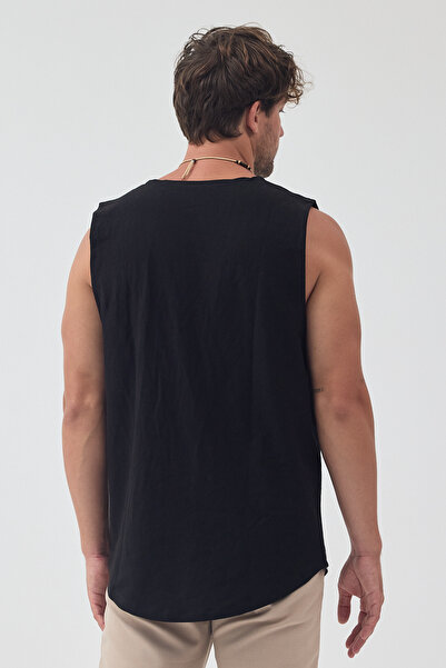 rammers Μπλουζάκι με φαρδύ λαιμόκοψη με τσέπες σε μποέμικο στυλ Οβάλ κοπή