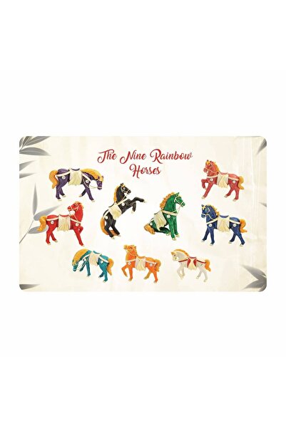 Feng Shui Card cu cei 9 cai curcubeu