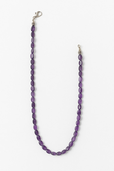 RUHZEN ENERJİ AKTİVASYONU El Yapımı Doğal Ametist Kolye – Mor