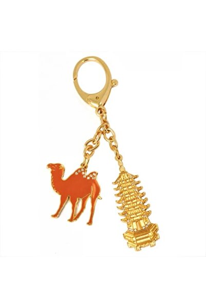 Feng Shui Amuleta cu Pagoda cu 7 nivele si camila