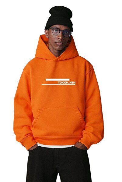 DM DOLCE MORE سترة بغطاء للرأس للجنسين مصنوعة من القطن الممشط بـ 3 خيوط مع طب...