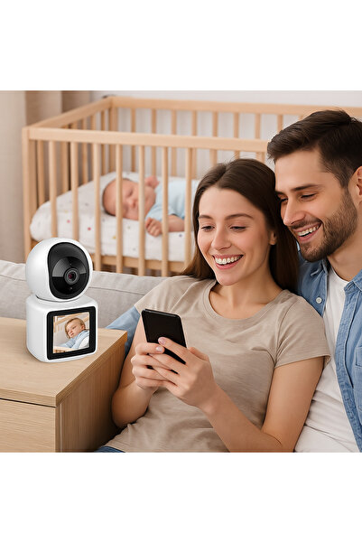 TEHNOSHOP Camera Supraveghere 1080P Audio Video cu Urmarire Miscare