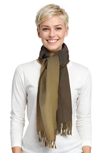 DACSHOP Sal scarf with two plain sides, Dacali, antique grey, 185x75 cm