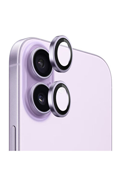 BLUEO Lentilă cu ramă metalică originală pentru iPhone 17, violet