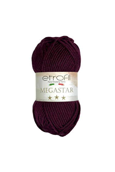 Etrofil Megastar – 25% lână 75% acrilic, 100 g / 110 m fir gros și moale pentru tricotat manual-70609