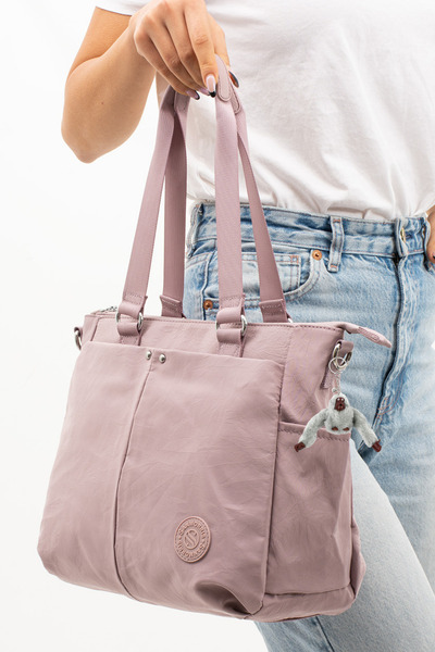 Çantaland Geantă de umăr și crossbody din țesătură Crinkle pentru femei – cu ...