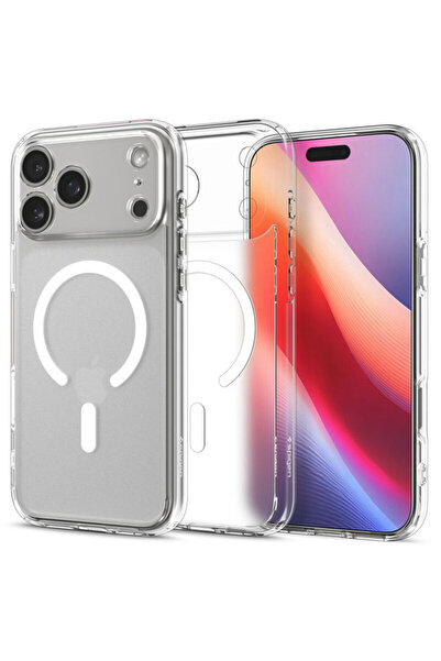 Spigen Husa iPhone 17 Pro Max Ultra Hybrid MagSafe, alb