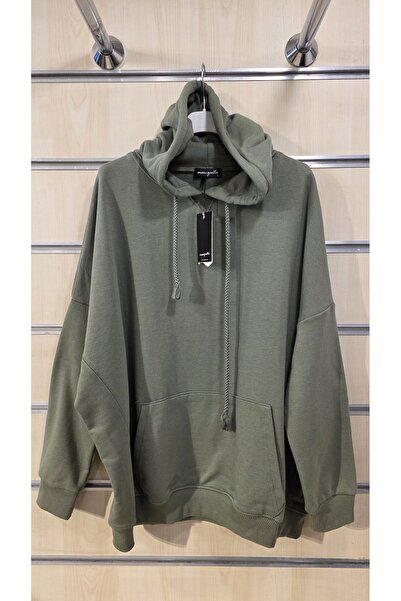 trendbysena Βαμβακερό γυναικείο φούτερ με κουκούλα με λεπτομέρεια τσέπης καγκουρό