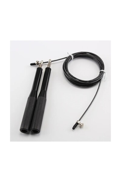 LRS STORE Professional Jump Rope Steel Wire Metal Skipping Rope Crossfit Ball Bearing Speed Jump Rope 3m