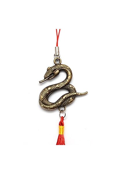 Feng Shui Amuleta cu sarpele norocos din metal