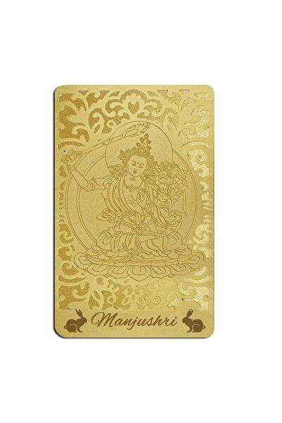 Feng Shui Card de protectie pentru zodia iepure MANJUSHRI