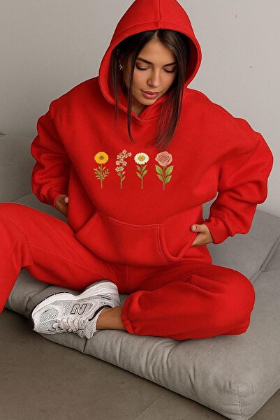 BENROMA Hanorac unisex cu glugă, cu 3 fire, din bumbac pieptănat, cu imprimeu...